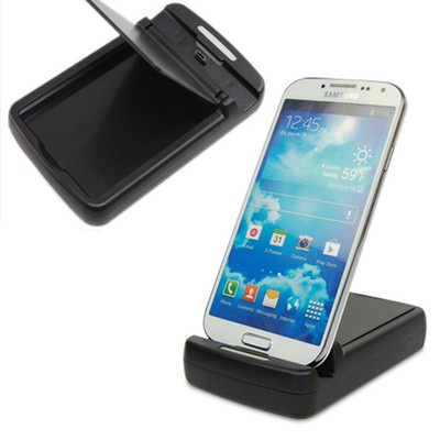 Sync Dock Dual Battery Charger Stand Holder For Samsung Galaxy S4 i9500 #Xsc
