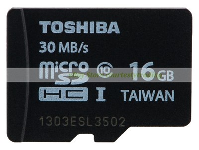 Toshiba MicroSDHC 16GB Micro SD HC Class 10 UHS-1 U1 Flash Memory Card (New)