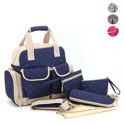 Outdoor Multi Function Diaper Baby Nappy Bags Large Mummy HandBag Tote Backpack