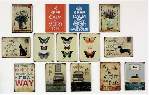 Nature Justified Wall Poster Tin Sign Office Room Creative Decor Hotal Hall Club