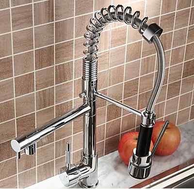 New pull out  Modern basin & kitchen sink spray chrome  faucet tap mixer cy-54