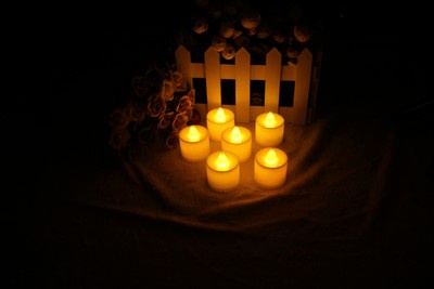 Colors Romantic LED Candle Flickering Tea Light Wedding Party Tealight Flameless