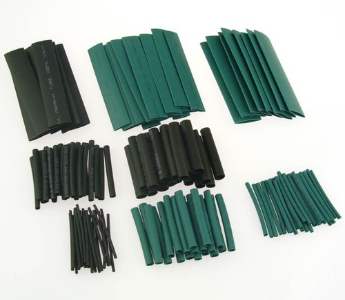 150 Pcs 8 Sizes Assorted 2:1 Heat Shrink Tubing Wrap Sleeve Test Tool Cool B