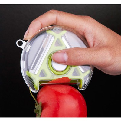 Compact 3 in 1 Kitchen Peeler Rotary Peeler For Fruits Vegetables Chopper Tool