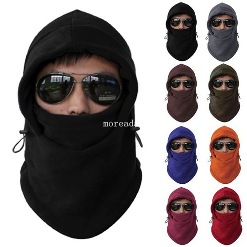 Winter Fleece Balaclava Swat Ski Motorcycle Neck Face Mask Hood Hat Helmet Cap