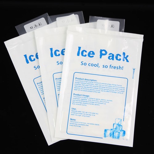 10 X Reusable Gel Ice Pack /Cooler Bag For Food Storage, Picnic,Retain Freshness