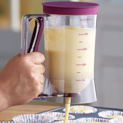 Baking Tool Cupcake Pancake Batter Dispenser Muffin Helper Mix Pastry Jug 261