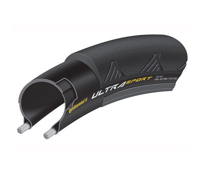 Continental Ultrasport II Road Bike Tyre Rigid 700 x 25 Black