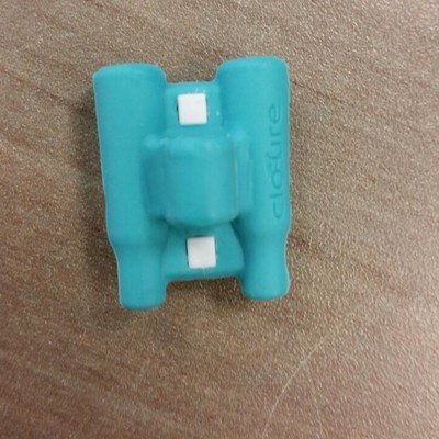 Colorful Unique rubber headphones earphone cord cable holder Organizer