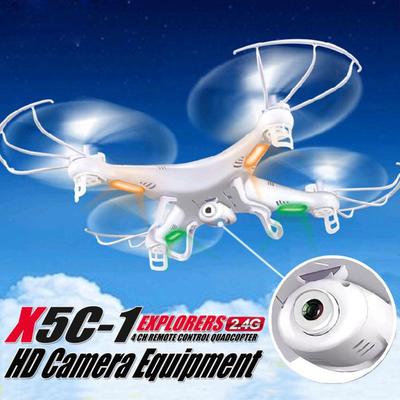 Syma X5C-1 2.4Ghz 4CH 6-Axis Gyro RC Quadcopter Drone w/ HD Camera RTF Awesome
