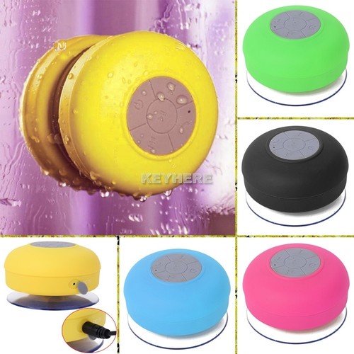 HIFI Waterproof Wireless Bluetooth Handsfree Mic Suction Speaker Shower K0E1 New