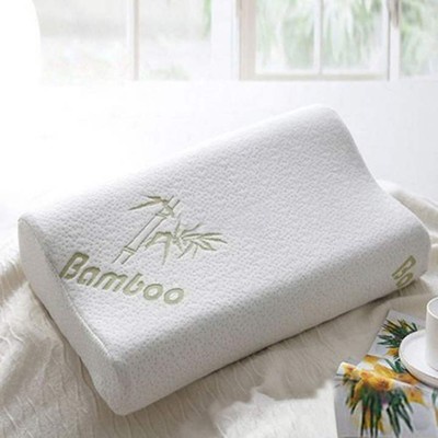 30x50 Bamboo Fiber Slow Rebound Sleep Memory Foam Cervical Neck Care Pillow B7