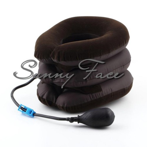 Useful Cervical Neck Air Traction Device Shoulder Headache Relax Brace Pillow E