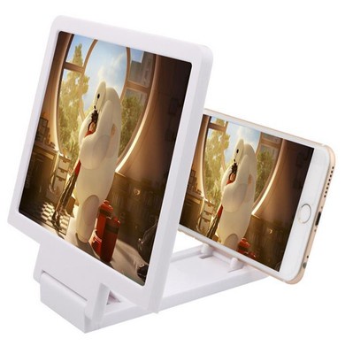 Magnifier Screen 3D HD Amplifier Expander Stand Holder Foldable Mobile Phone