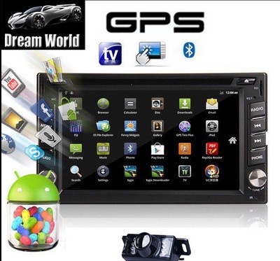 NEW Double 2 DIN Android Car GPS Stereo DVD Player 6.2