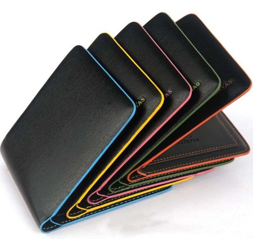 HOT Men's Leather Bifold Credit/ID Cards Holder Slim Wallet Money Purse Billfold