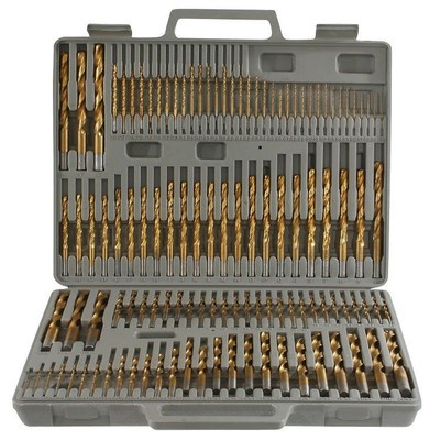 115pc Titanium Drill Bit Set w/ Index Case Number Letter Fractional $0 SHIPPING!