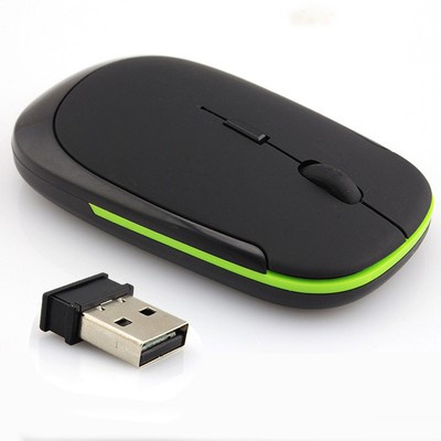 KDQ23 Ultra-Slim 2.4GHz Wireless Mouse Mini USB Optical 2.4G for laptop PC