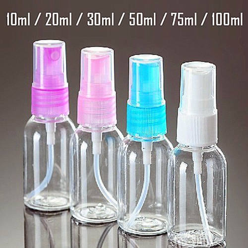Random Color Beauty Tool Transparent Plastic Perfume Atomizer Empty Spray Bottle