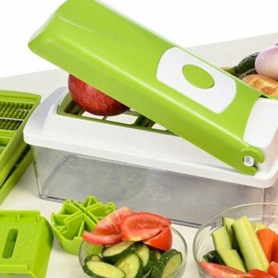 NEW Super Slicer Plus Vegetable Fruit Peeler Dicer Cutter Chopper Nicer Grater