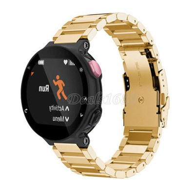 Stainless Steel Watch Band Strap For Garmin Forerunner 220 230 235 630 620 735