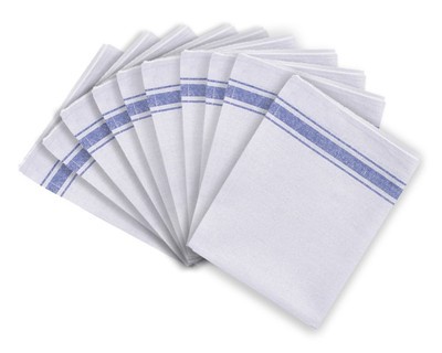 100% Cotton Catering Tea Towels Pack of 10 Kitchen Restaurant Bar Glass Cloths