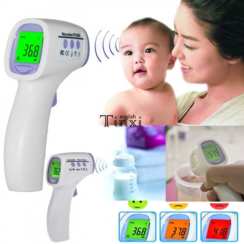 Body Skin Digital Non-contact Infrared IR Thermometer For Baby Kids Adult TXEN