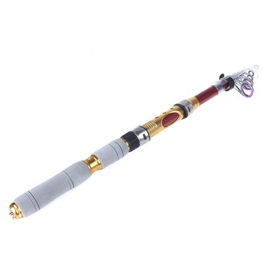 2.1M 6.89FT Portable Telescopic Fishing Rod Travel Spinning Fishing Pole Carbon