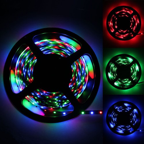 5M 3528 RGB 300 Led SMD Flexible Light Strip Lamp+44 key IR+12V 2A Power Supply#