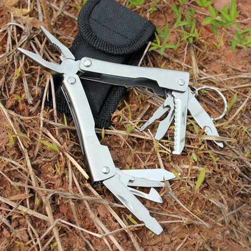 9in1 Outdoor Survival Stainless Steel Multi Tool Plier Portable Mini Camping Kit