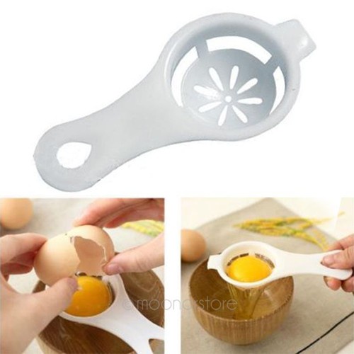 Kitchen Tool Sifting Gadget Convenient Egg Yolk White Separator Plastic Filter