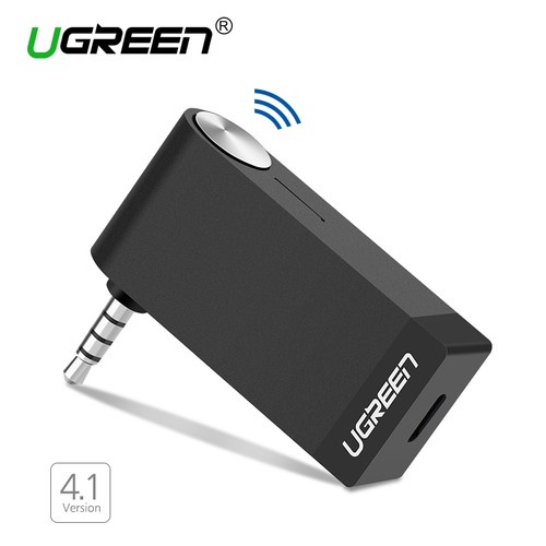 UGREEN Wireless Bluetooth 3.5mm Car Aux Audio Stereo Music Receiver Adapter+Mic
