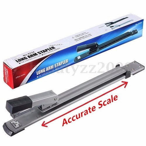 New Long Arm Full Reach Stapler 20 Sheet Capacity Great for Home Office Student