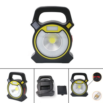 Rechargeable 30W COB LED Portable Flood Light| Outdoor Garden Work Spot Lamp USB