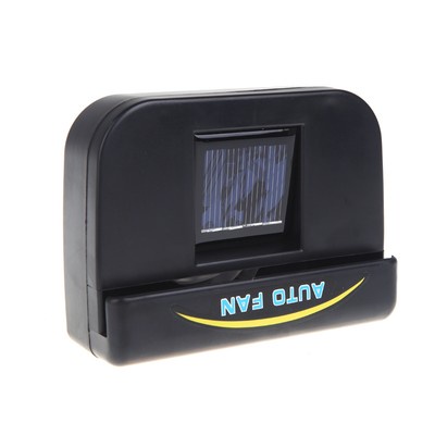 Solar Powered Car Auto Air Vent Cool Cooler Fan With Rubber Stripping