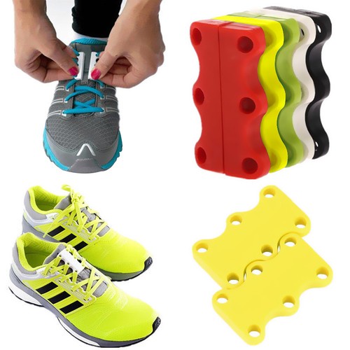 1Pair Novelty Sneaker Closure No-Tie Magnetic Casual Shoelace Shoe Buckles