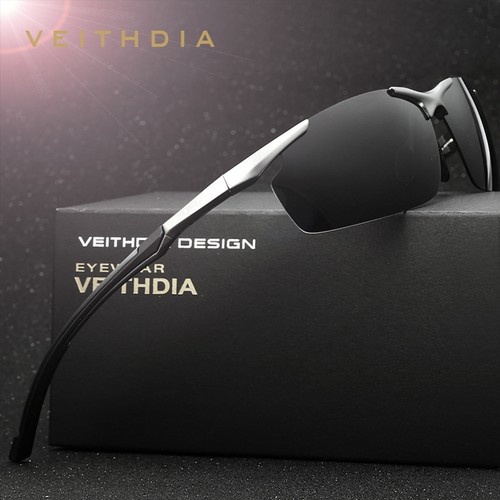 Veithdia Mens Retro Aluminium Sport Polarized UV400 Sunglasses Drving Glasses