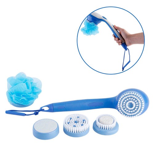 Massage System Cleaning Handle SPA Shower Electric Brush Bath 1 Pcs Rotating