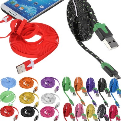 1/2/3M Micro USB Sync Data Charger Cable For Samsung Galaxy S4/3/2 Note 2 LG HTC