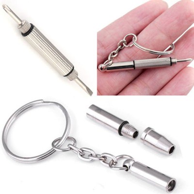 Hot 3in1 Mini Key Chain With Screwdriver Suitable For Glasses Phone Watch Repair