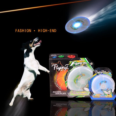 LED Light Up Multi Color Flying Disk Outdoor Toys Camping Stable Frisbee Toys