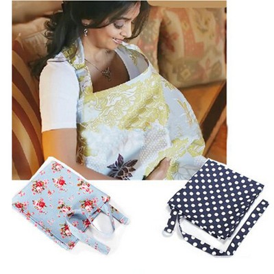 Baby Mum Breastfeeding Nursing Poncho Cover Up Udder Covers Cotton Blanket Shawl