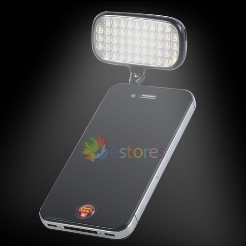 Portable 51 LED Pocket Spotlight Video Light Lamp For Mobile Phone iphone 5 5S 6