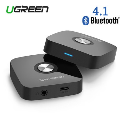 Ugreen V4.1 Wireless Bluetooth 3.5MM Car Audio Stereo Receiver Headphone Adapter