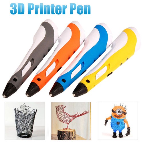 3D Printing Pen 3Doodler Drawing Stereoscopic Crafts Printer + 3 FREE FILAMENTS