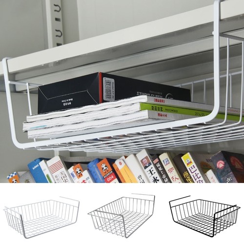 1 Pc Hanging Basket Storage Organizer Home Kitchen Closet 3 Colours New Pratical