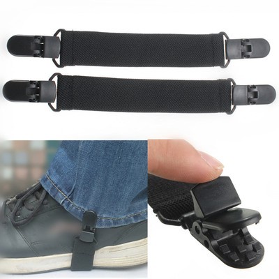 Useful Elastic Motorcycle Bike Leg Elastic Boot Straps Pant Clips Stirrups Jod