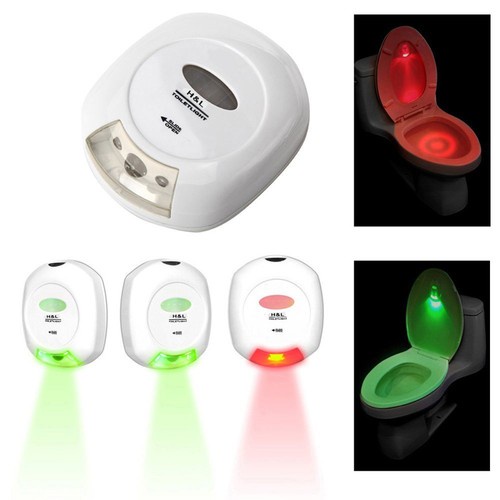 Lavatory Navigator LED Motion Sensor Toilet Night Light Auto Light Shut-off New