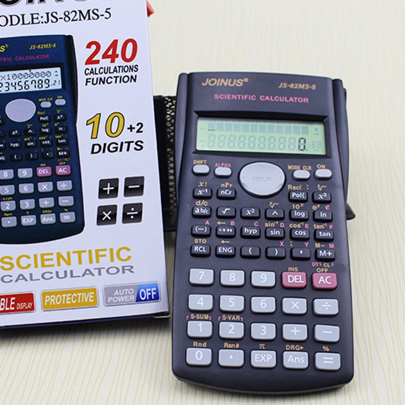 Children Office Working Study Multifunction Scientific 2 Line Digital Calculator