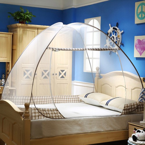 New Mosquito Net Portable Folding Tent Dome Netting Bedding Canopy Single Door